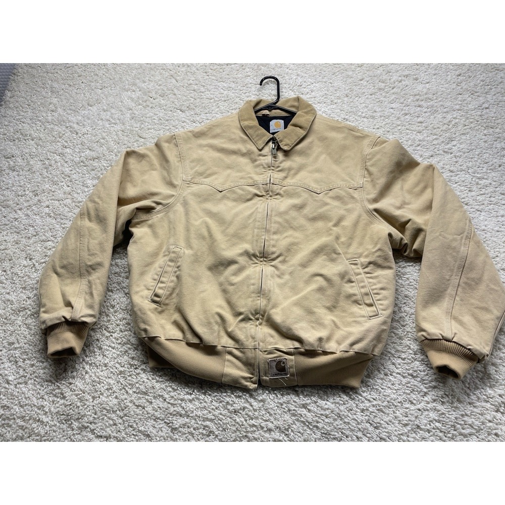 RARE Vintage Carhartt J14 WET Santa Fe Quilt Lined Western Jacket EUC